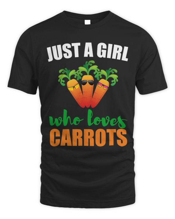 Just A Girl Who Loves Carrots Funny Vegetable Lover Design