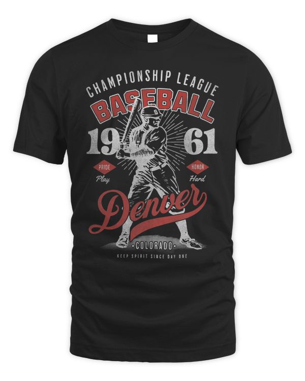 BaseBall Batter Fan Vintage Colorado Players Retro Sport