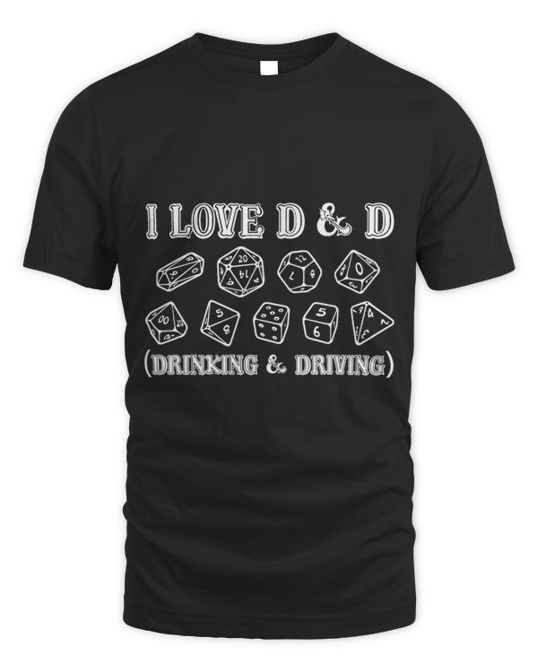 I Love DD Drinking Driving Funny Saying Drunk Drinking