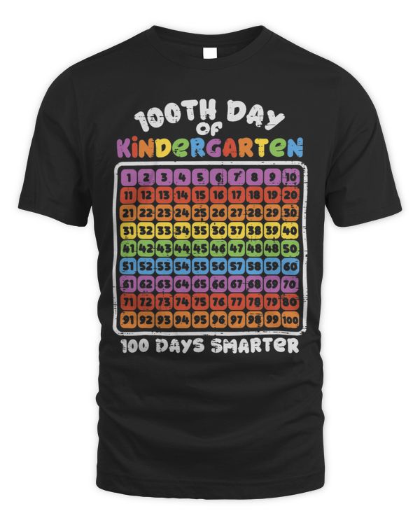 100th Day Of Kindergarten Longsleeve 100 Days Smarter