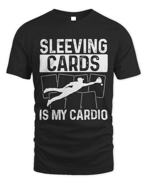 Baseball Card Collector Sleeving Cards is my Cardio Deck