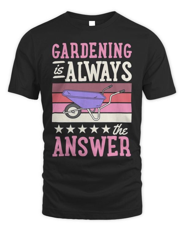 Gardening Is Always The Answer Retro Vintage Style 3