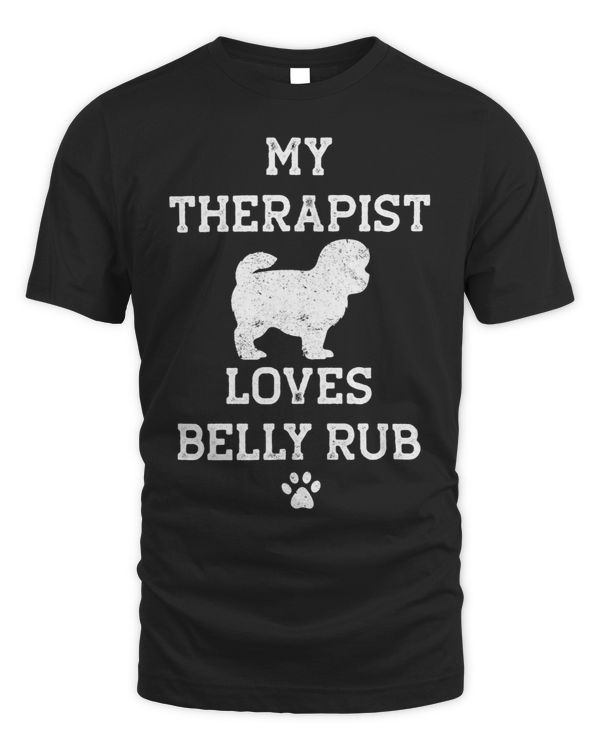 Funny Peekapoo My Therapist Loves Belly Rub