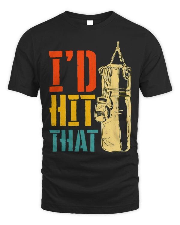 Retro Vintage Id Hit That Funny Boxing Boxer Men and Women
