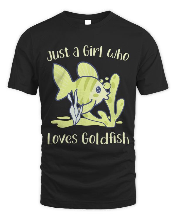 Just a Girl Who Loves Goldfish Funny Fish Pet Owner Graphic 2
