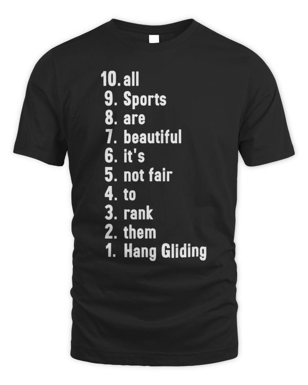 All Sports Are Beautiful Ranking Hand Gliding