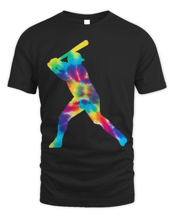 Baseball Fan Tie Dye Batter