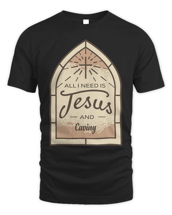 I Love Jesus and Caving Lover Christian Cave Explorer