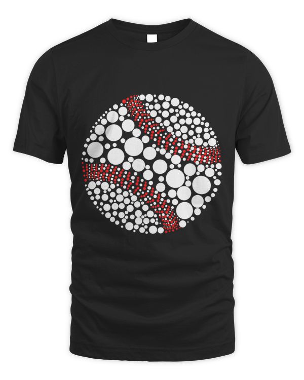 Funny Polka Dot Baseball Lover Player International Dot Day 2