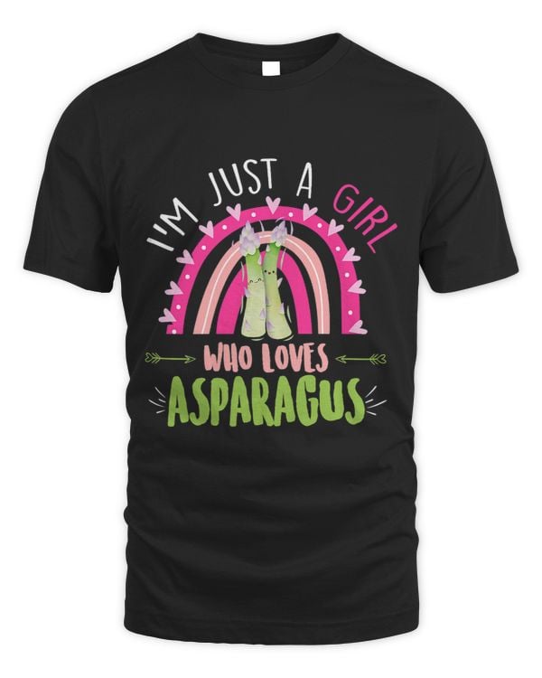 Funny Asparagus Lover Girl Rainbow Vegan Plant Based Diet