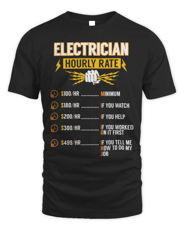 Funny Electricians Linesman Work Humorous Men Women