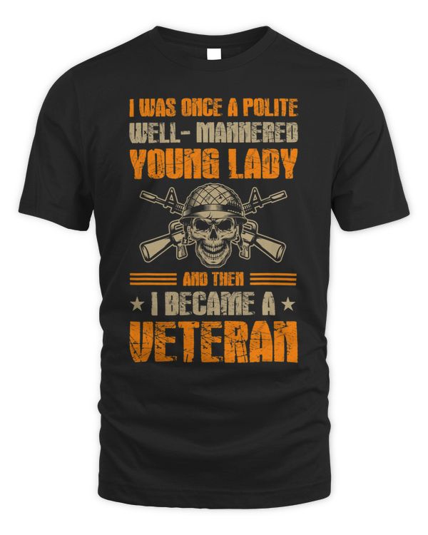 Proud Women Veteran Gift I Became A Veteran
