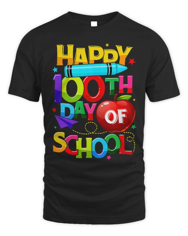 Happy 100th Day Of School Teacher Rainbow 100 Days Smarter
