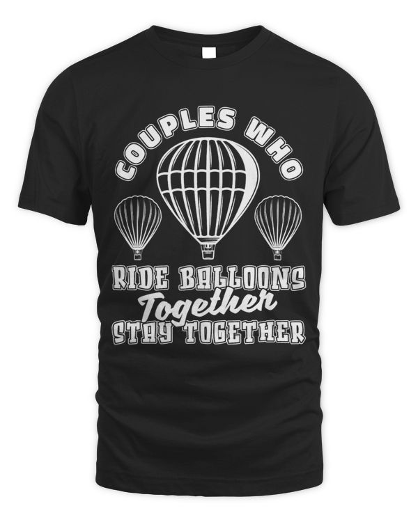 Balloonist Couple Ballooning Hot Air Balloon