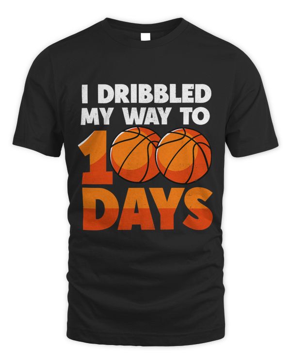 100th Day Of School Shirt Teacher Student Basketball Lover