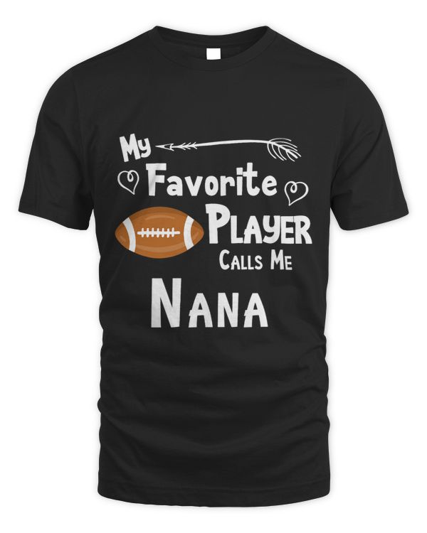 Grandma Football Game Fan Sports Favorite Player Nana