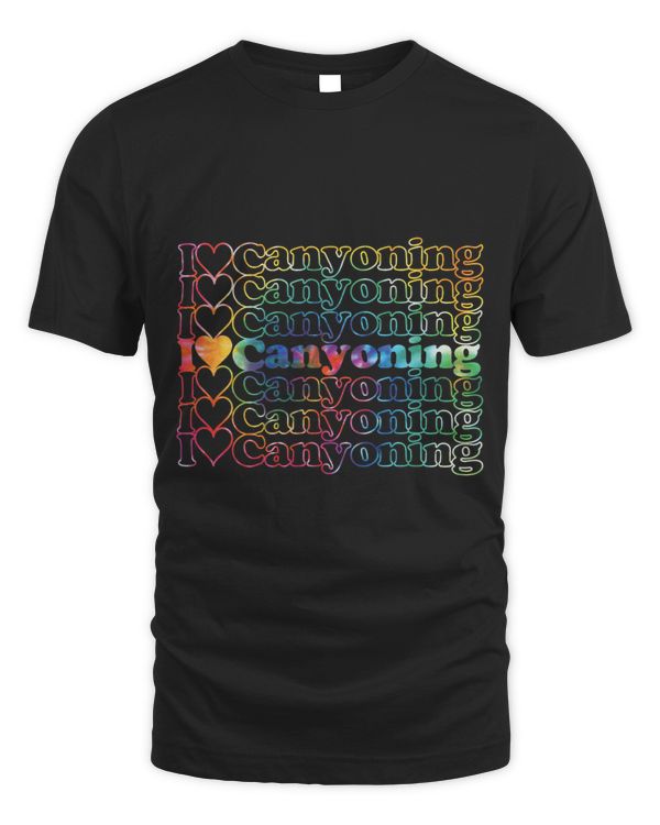 Canyoning Tie Dye Cool Vintage Inspired
