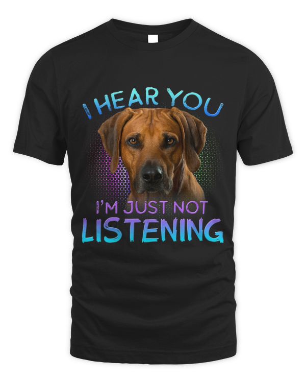 Rhodesian Ridgeback I hear you not listening 1