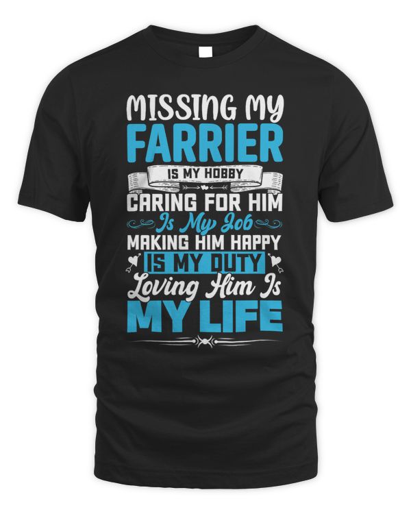 Blacksmithing Design for a Farrier Girlfriend Wife