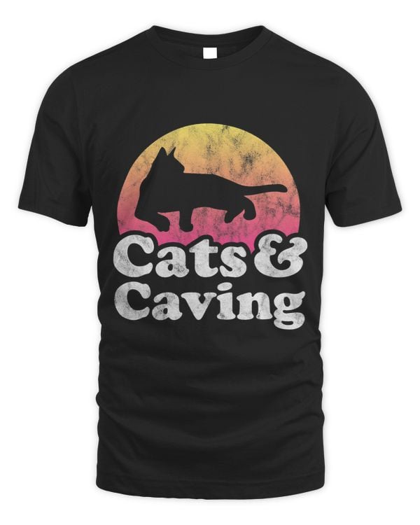 Cats and Caving Mens or Womens Cat and Caving