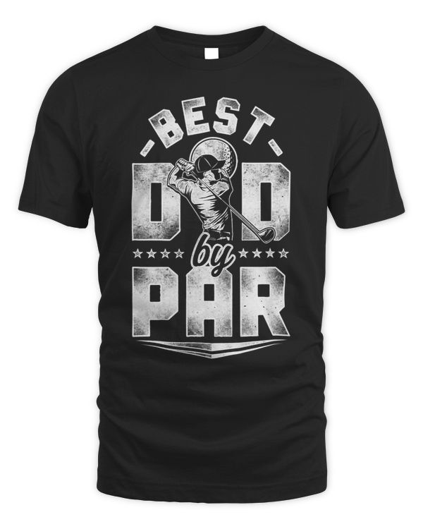 Golf Dad Father Vintage Best Dad By Par
