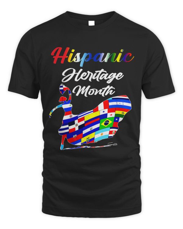 Hispanic Heritage Month Latino Countries Flag Latin Dance