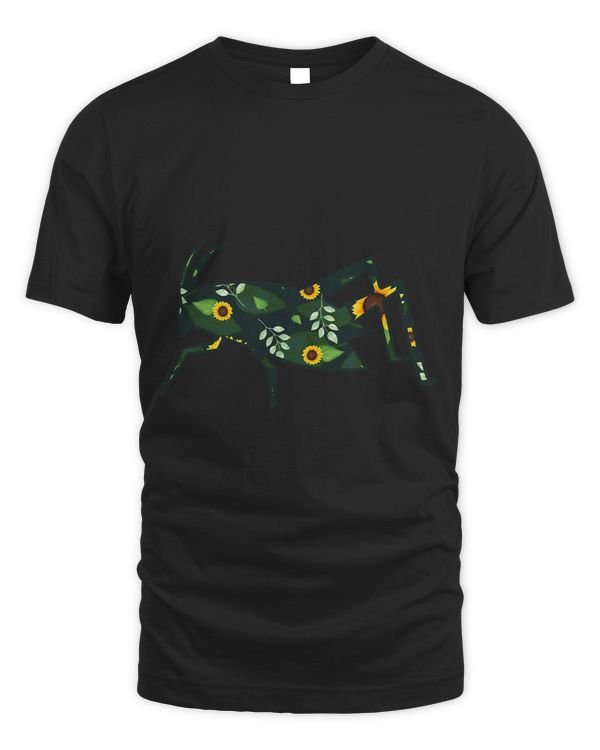 Grasshopper Sunflower Girl Floral Insect Hawaiian Women Gift