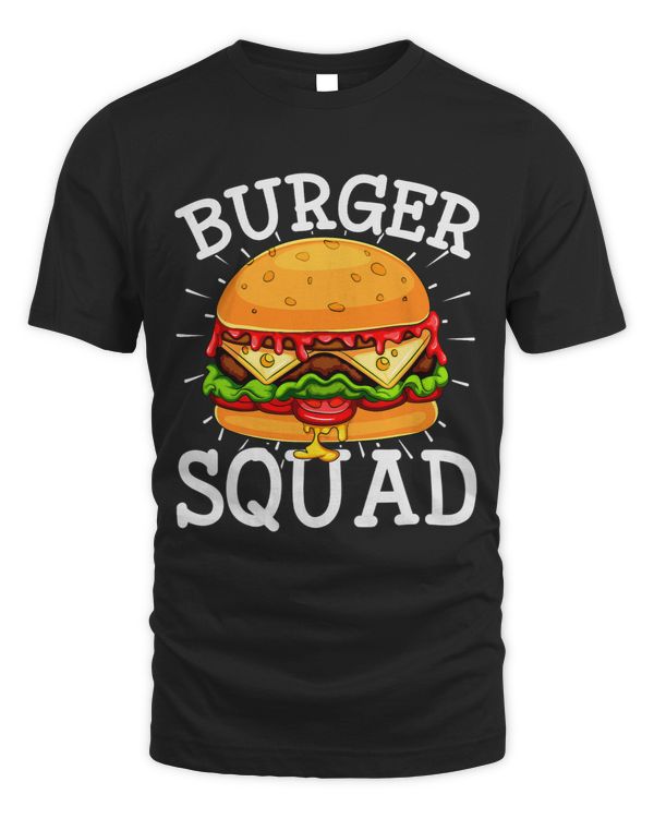 Burger Squad Funny Burger Costume Burger Lovers Burger