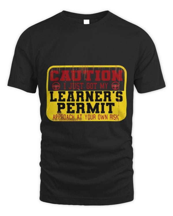 Caution Learners Permit for Teenagers Driving Lesson Gift