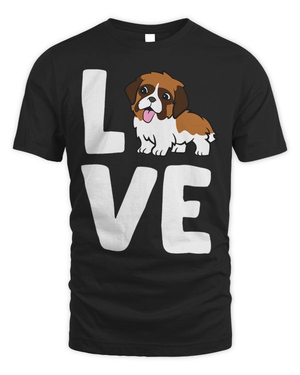 I Love St. Bernards Funny Saint Bernard Lover