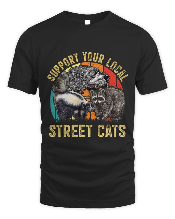 Support Local Street Cats Raccoon Skunk