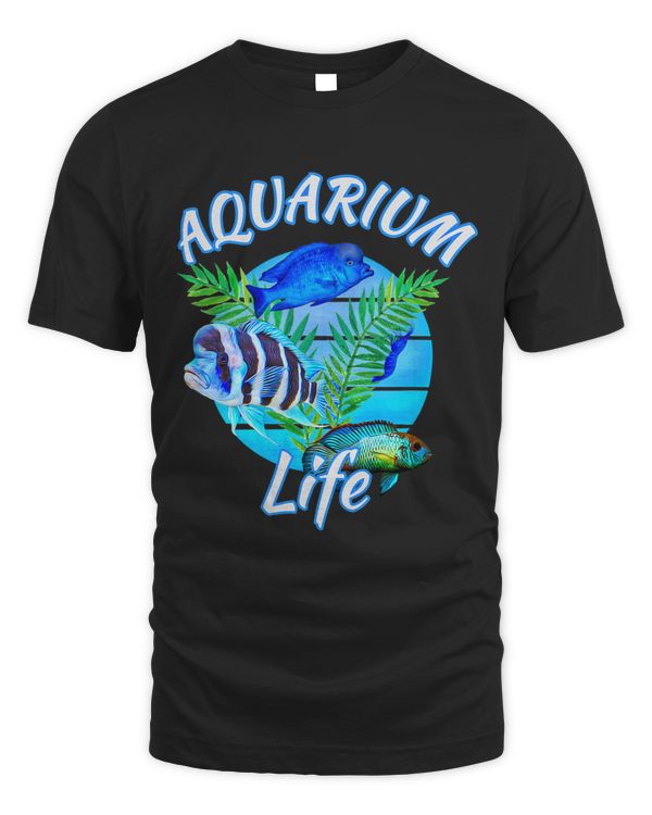 Aquarium Fish Life Frontosa Cichlid Cherry Shrimp Acara Fish