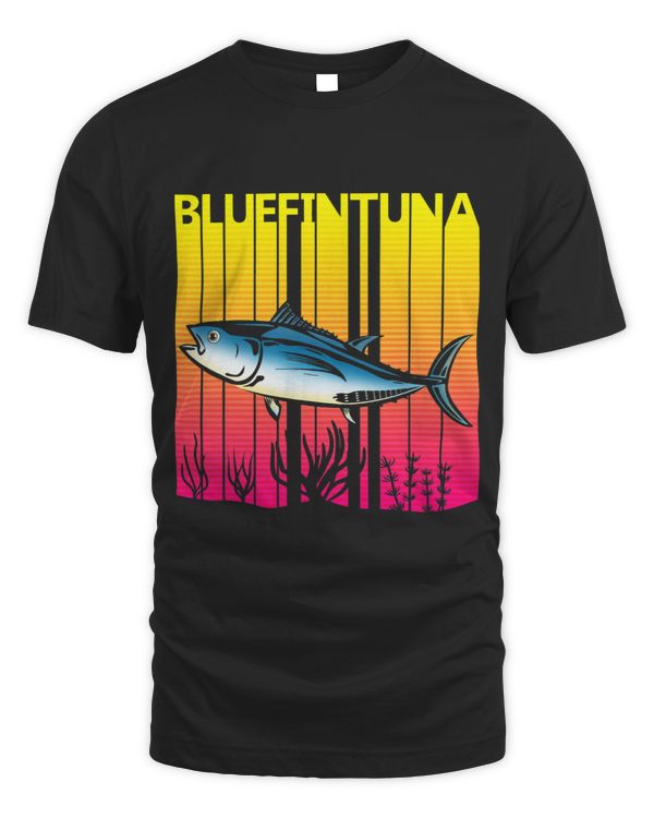Bluefin Tuna Fish Retro