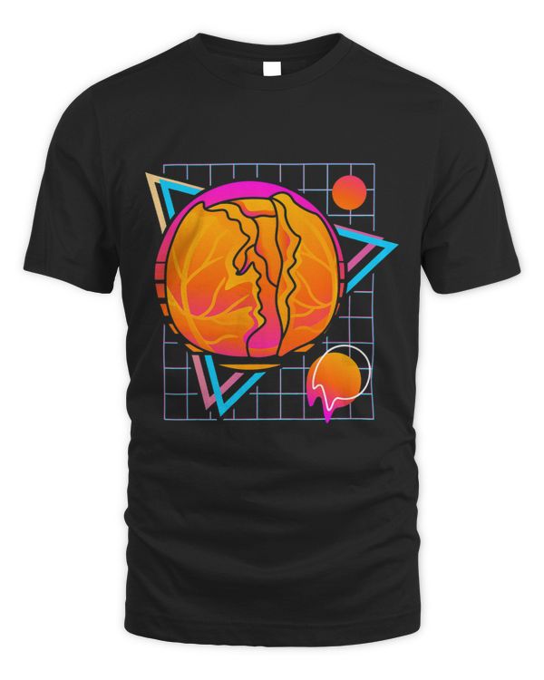 Cabbage Retro 80s Style Vintage Vegetable Lover
