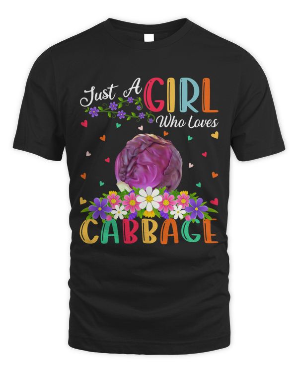 Cabbage Vegetable Lover Just A Girl Who Loves Cabbage 3