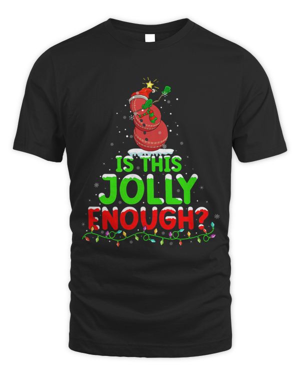 Is This Jolly Enough Christmas Snowman Cricket Dabbing