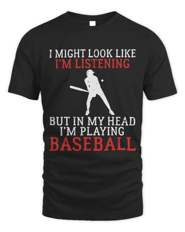 I might look like im listening but im playing Baseball