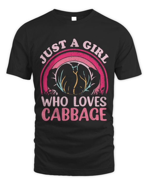 Cabbage Vegetable Vintage Just A Girl Who Loves Cabbage