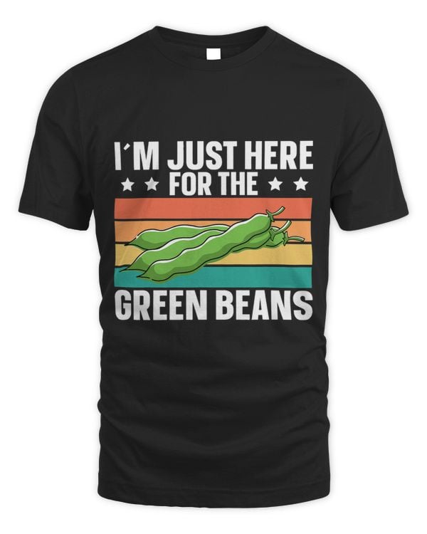 Green Bean Just Here For Green Beans Retro