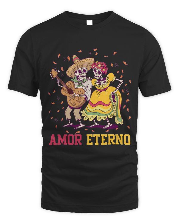 Amor Eterno Sugar Skull Calavera Dia De Los Muertos Party