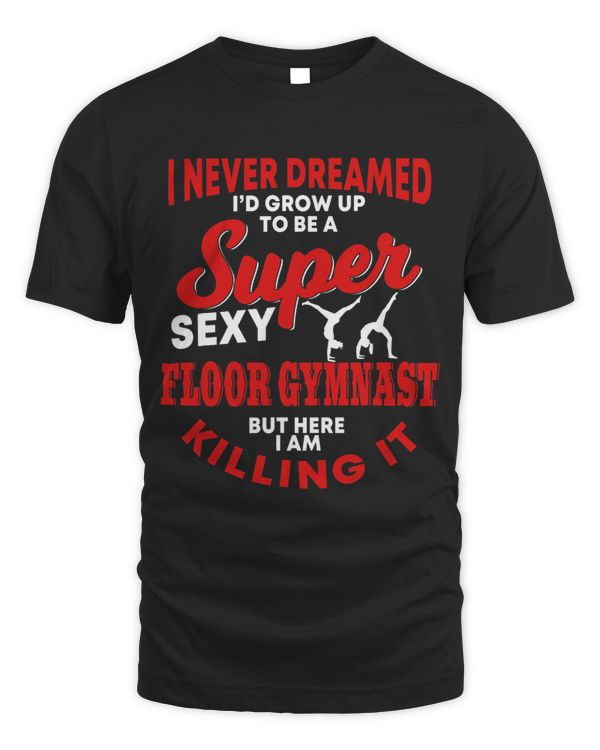 Funny Floor Gymnast Design Gymnastics Athlete