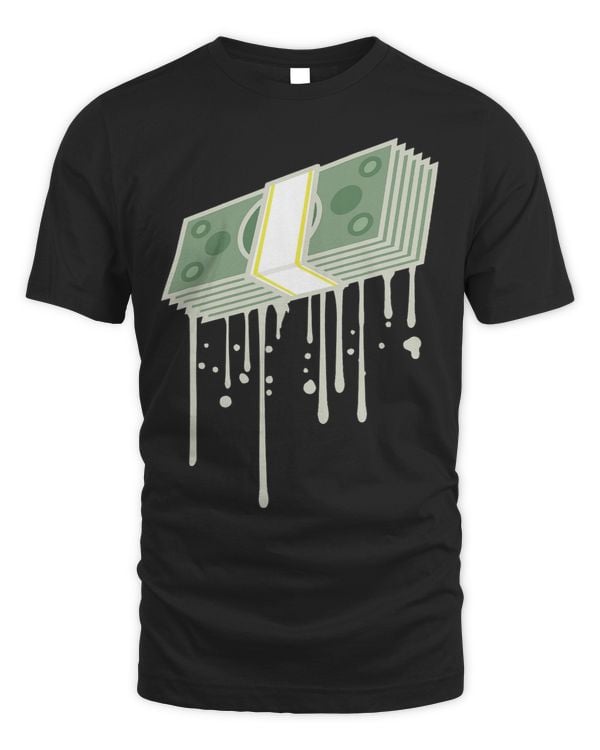 Bills Banknotes Bundle Money Dollar Color Drops Graffiti