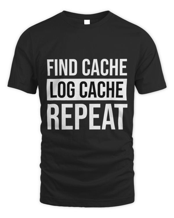 Find Cache Log Cache Repeat Funny Geocaching