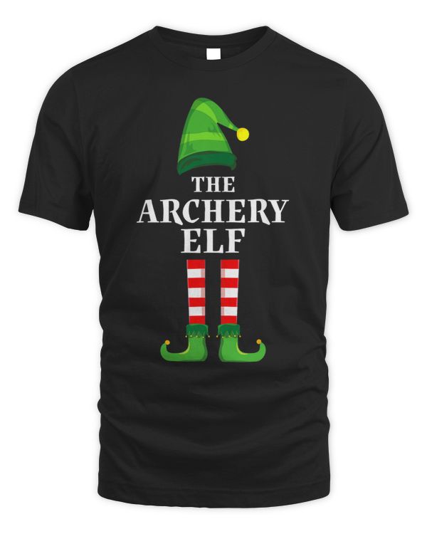Archery Elf Family Matching Group Christmas Party Pajama 2