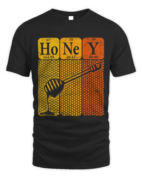 Honey Periodic Table Elements Beekeeper Retro Apiarist 2