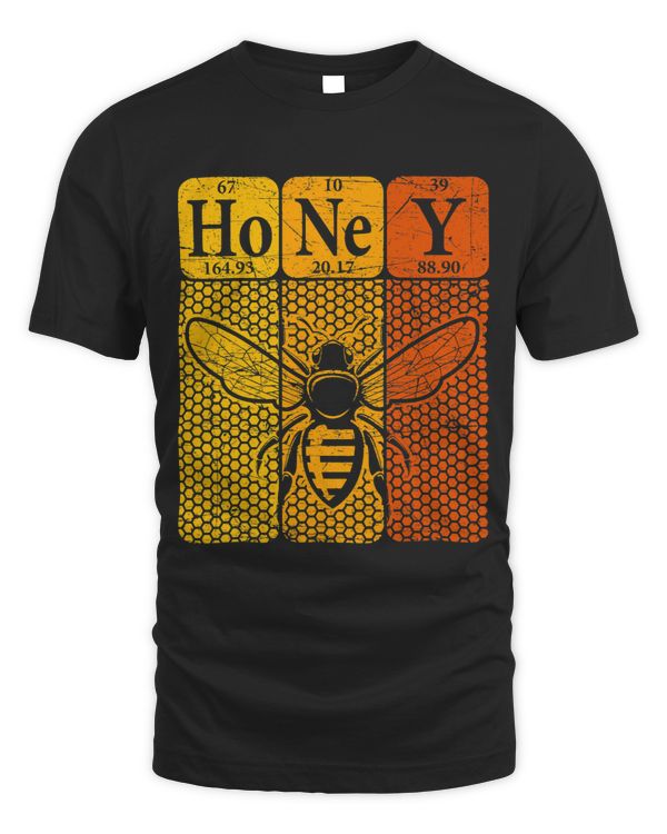 Honey Periodic Table Elements Beekeeper Retro Apiarist 3