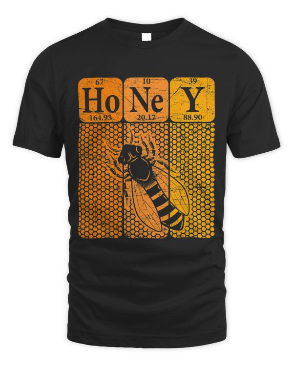 Honey Periodic Table Elements Beekeeper Retro Apiarist 4