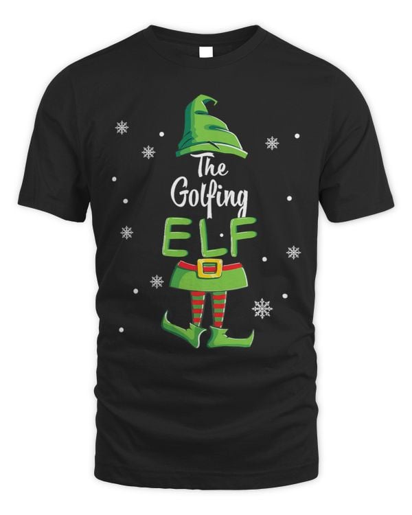 Golfing Elf Family Matching Christmas Pajamas Pjs Xmas Men