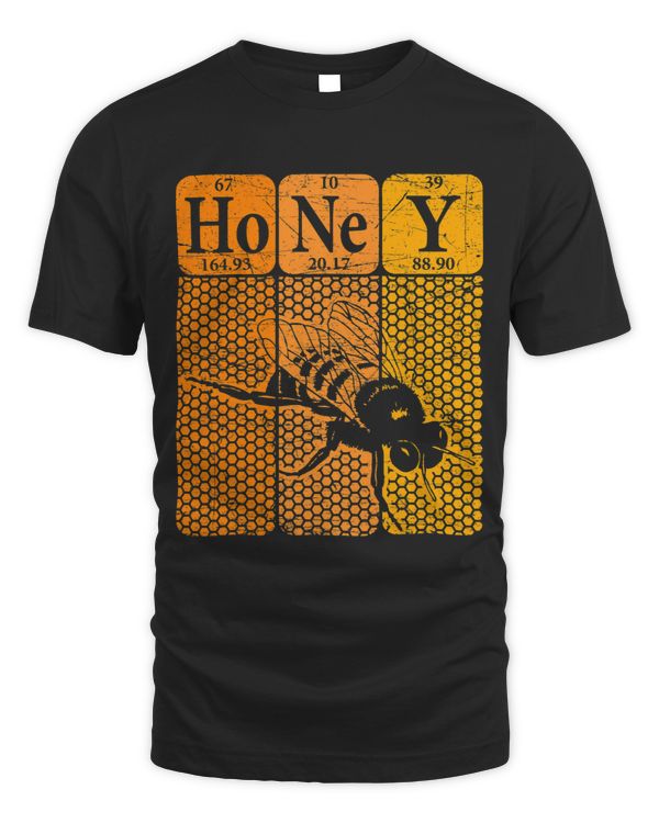 Honey Periodic Table Elements Beekeeper Retro Apiarist 43