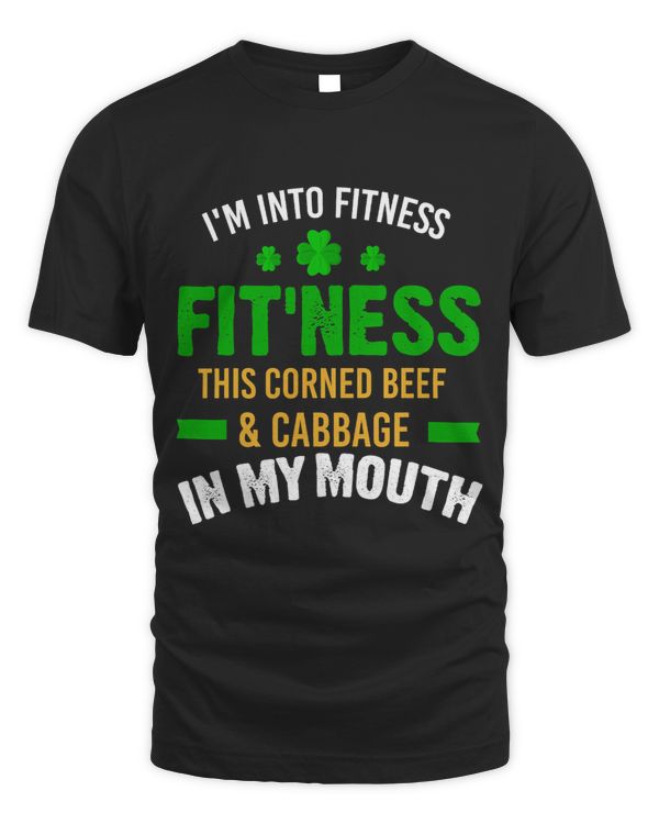 Funny St. Patricks Day Corned Beef and Cabbage In My Mouth